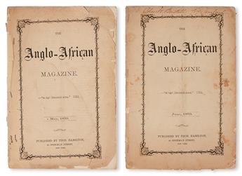 (LITERATURE AND POETRY.) HARPER, FRANCES E.; MARTIN R. DELANY, ET AL. The Anglo-African Magazine.